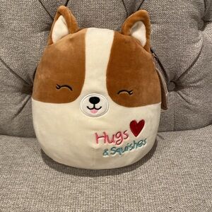 NWT! 8” Regina the Corgi Squishmallow - Valentine Squad squishmallows plush toys